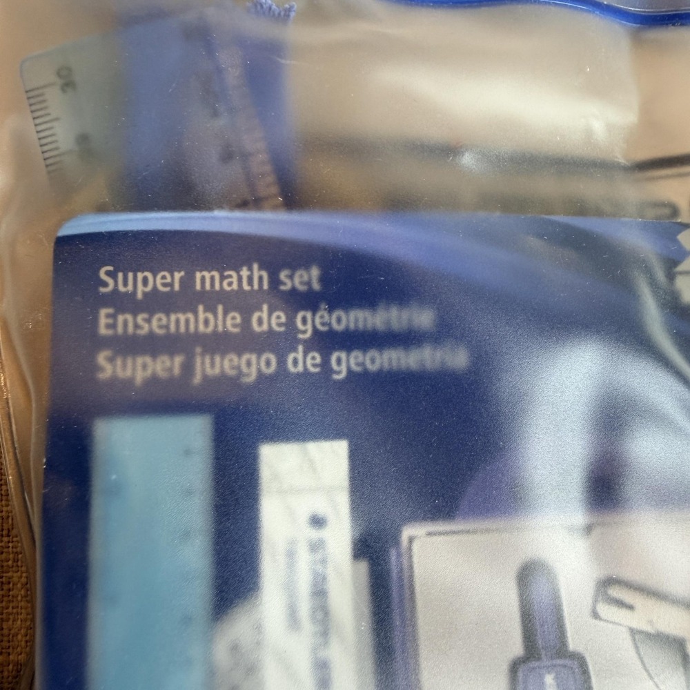 Staedtler Mars Super Math Set 11 Pc Blue Geometry Compass Ruler School Students - Picture 11 of 11